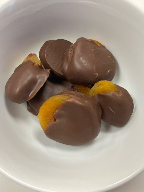 Chocolate Dipped Apricots image 0