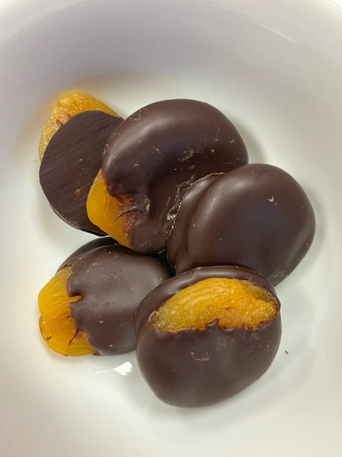 Chocolate Dipped Apricots image 1